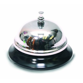 The Classics All-Metal Call Bell, Chrome Finish, No-Slip Base (TPG-343)