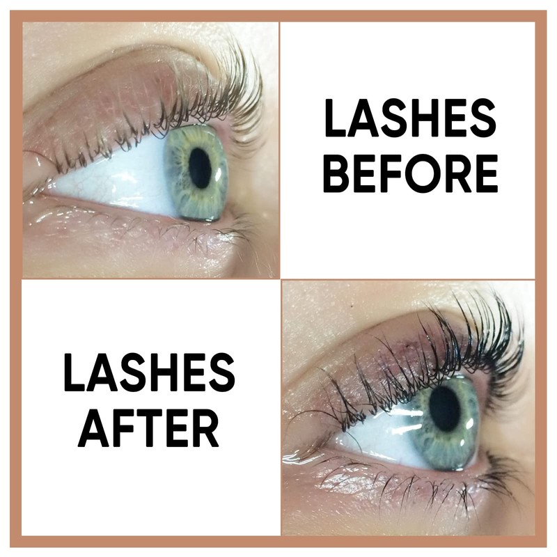 Lomansa Lash Color Kit Instant Black Eyelash Color 8ml Easy