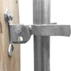 Galvanized Wall Mount (Flat Back) Fork Gate Latch - Use