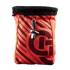 ARMBURY Climbing Chalk Bag - Bouldering Chalk Bag Bucket for Rock Climbing and Lifting (Orange)