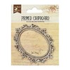 Little Birdie Primed Chipboard 1pc - Oval Frame