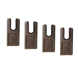 Digger Supply 4-Pack 133835 Auger Teeth - Steel, Hex Shank, Spiral Flute, For Soil, Masonry & Concrete