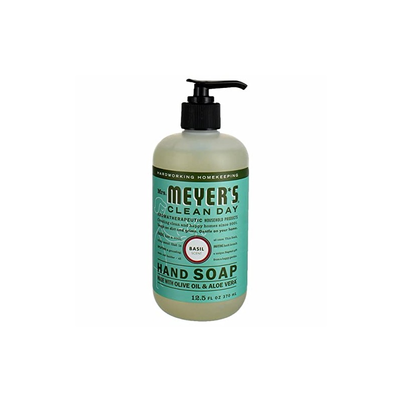 Mrs. Meyer'S Hand Soap Liq Basil 12.5 Fz