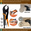 SUNOR 100 Sets Snap Buttons,Heavy Duty Snap Fasteners Kit 15mm