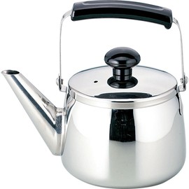 Wahei Freiz SR-9740 Round Teapot with Straight Handle, 23.6 fl oz (0.7 L), Round Type, Stainless Steel, Sensha