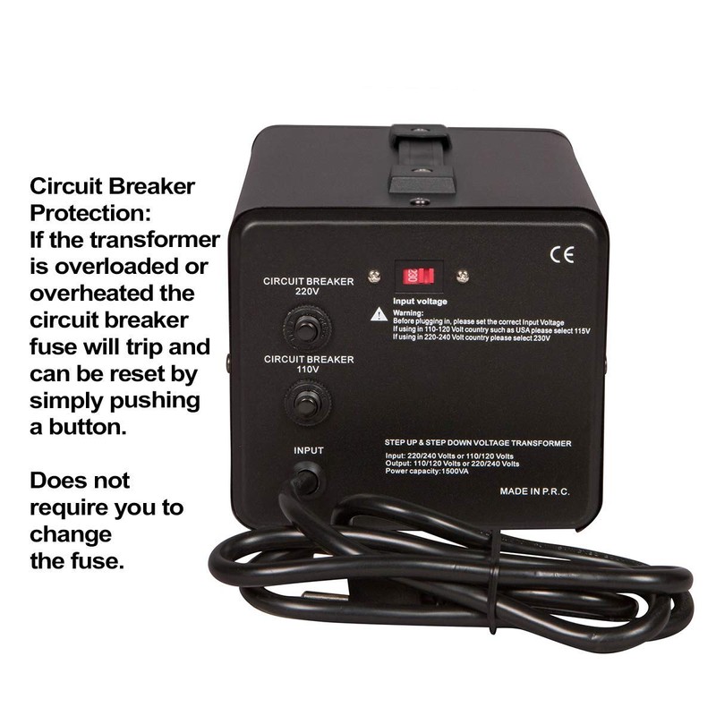 Dynastar Step Up & Step Down Voltage Converter and Transformer,