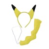 shoperama Anime Mythical Creatures Yellow Costume Accessory Headband with Ears
