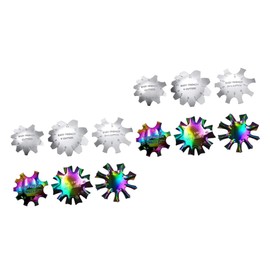 Healvian 12pcs Manicure Templates for DIY Nail Art Includes Designs for Salons and Personal Use Easy to Carry and Clean