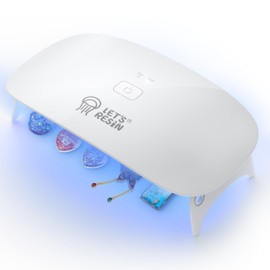 LET'S RESIN UV Light, Large Size, Resin Light, Gel Nail Lamp, Time Setting, UV Lamp, For Resin Curing DIY Crafts, Accessory Parts, UV Light, Nail Parts