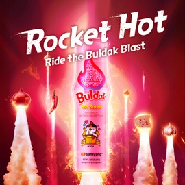 Samyang Buldak Hot Sauce - Carbonara, Korean Spicy Hot Chicken Carbonara Flavor Sauce [5.57 fl oz (200g) x 2 pack]