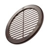 Vent Systems 6" Inch (Opening Dimensions) Brown Soffit Vent Cover