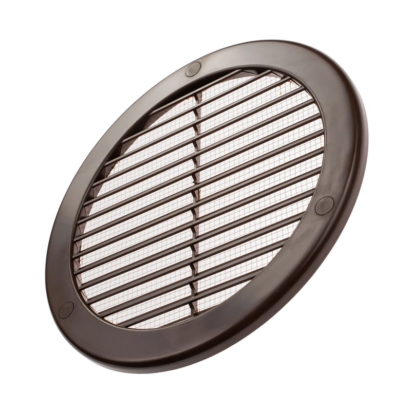 Vent Systems 6" Inch (Opening Dimensions) Brown Soffit Vent Cover