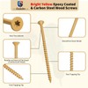 Goobetter Wood Screws Deck Screws 3 Inch, Torx Screws Construction