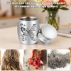 SOITIS Small Urns for Human Ashes Keepsake 1.2 Inches Stainless