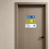 Signs ByLITA Basic Diaper Changing Station Sign (Yellow/Black) - Small