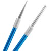 Wolfride 2Pcs Serrated Knife Sharpener, Retractable Diamond Sharpening Rod Multifunctional