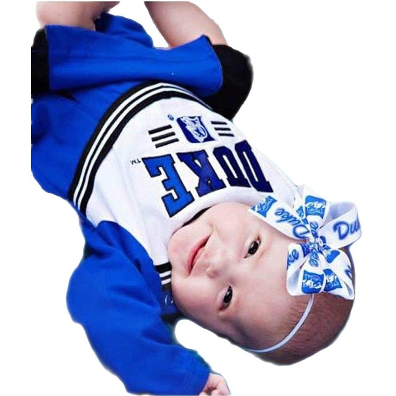 Duke Baby Girl Boutique Bow Elastic Headband (3-6m)