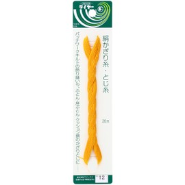 Fujix Tire [Silk Kazari Yarn, Binding Thread] 66.6 ft (20 m) col.12