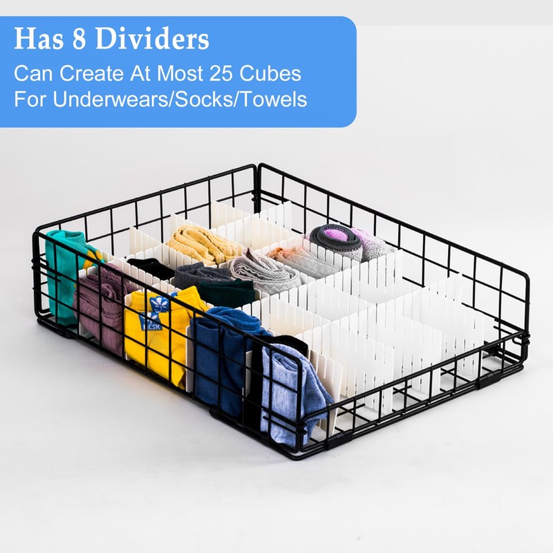 4 Tier Closet Organizers and Storage Shelves,4 Pack Narrow Stackable