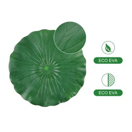 WILLBOND 12 Pieces 4 Kinds Artificial Lotus Leaves Floating Foam Ornament Lily Pads Foliage Pond Decor Water Lily Leaves for Patio Koi Fish Pond Pool Aquarium Decoration
