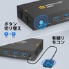 "2024 Version" KEBENES USB 3.0 KVM Switch, Connect 2 PCs