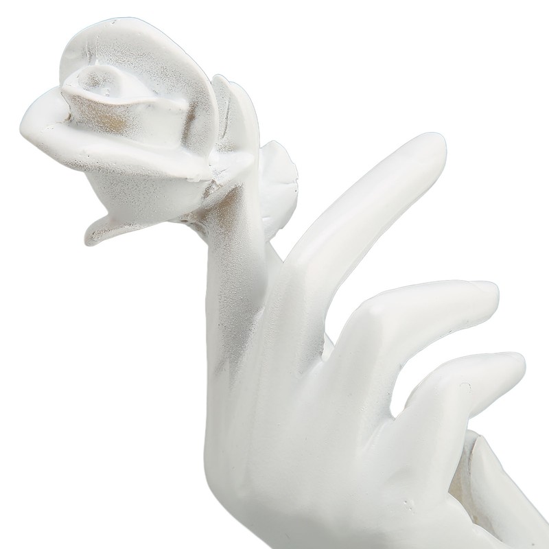 Hand Display Stand White Resin Smoothing Elegant Multifunction Jewelry Display