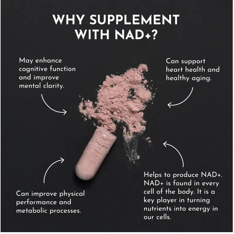Just Ingredients NAD+ Complex – Ageless Support Supplement for Cellular