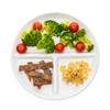 Sweese Portion Control Plates Set of 2, 9 Inch Divided