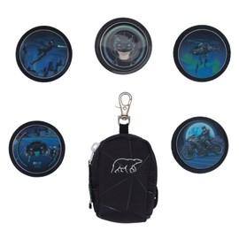 BECKMANN Button Bag Night Rider / Panther, Night Rider Panther