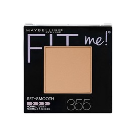 Maybelline New York Fit Me Set + Smooth Powder Makeup, Coconut, 0.3 oz.