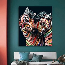 Shukqueen Painting by numbers, DIY oil painting for adults, beginners, children, holiday gifts, 16 x 20 inches (without frame)