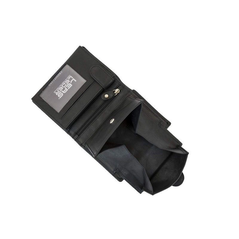 LEAS Ladies Wallet with Outside Lock and Big Coin Compartment