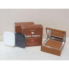 Benefit (2) BENEFIT HELLO HAPPY VELVET DUAL-COVERAGE POWDER FOUNDATION SHADE 11 0.25 OZ