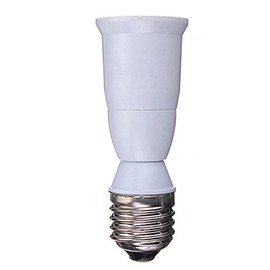 YI LIGHTING E26 to E26 Socket Extender, E26 Medium Lamp Bulb Socket 2.5 Inch Extension (Pack of 1)