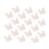 PATIKIL 20Pcs Butterfly Appliques Embellishments, 2 inches Double Layer Lace