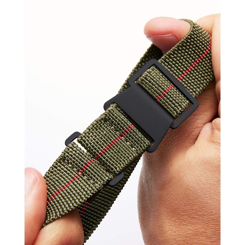 BINLUN Elastic Fabric Nylon Watch Band Waterproof Military Replacement Watch