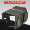 Fullhawl Reversible Kneeboard Pilot Classic Clipboard & Pen Holder Kneeboard