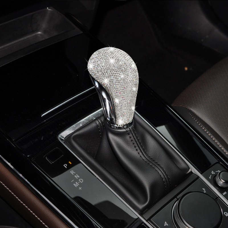 TOMALL Bling Gear Shift Knob Cover Compatible with Mazda 3