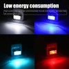 Unifizz 4 PCS USB LED Car Interior Atmosphere Lamp, Portable