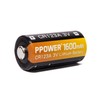 PPOWER CR123A Lithium 3V Photo Disposal Batteries with Battery Storage