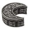 Wicca Sacred Celtic Knotwork Triple Moon Crescent Shaped Trinket Box