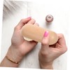 Outanaya 2pcs Wooden Nail Brushes for Cleaning Under Nails Half-Round