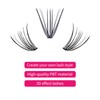 FADLASH Lash Clusters Extensions Large Tray 20D Long Individual Lashes