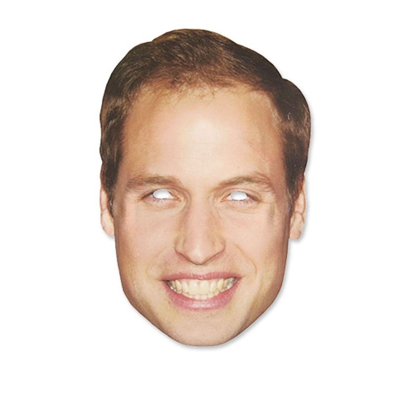SHATCHI Prince William Face Mask Celebrity Stag Hen Night Party