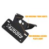 RANSOTO - Soporte para placa de matrícula Grom para motocicleta