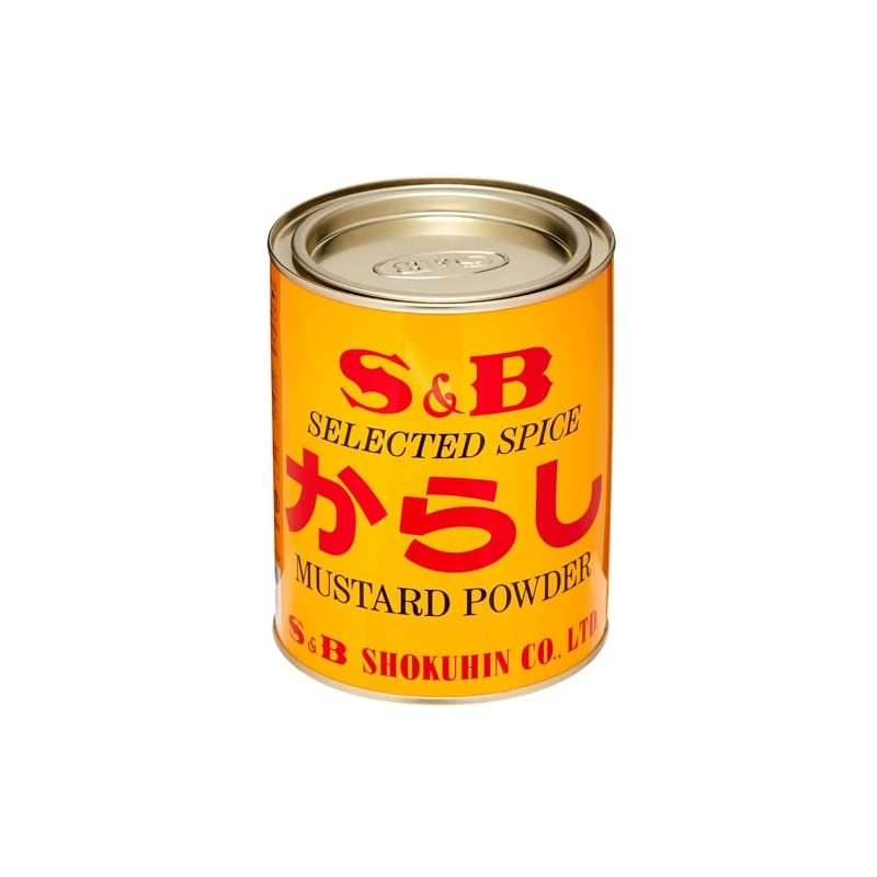 SB Mustard Powder, Karasi, 14-Ounce Tin