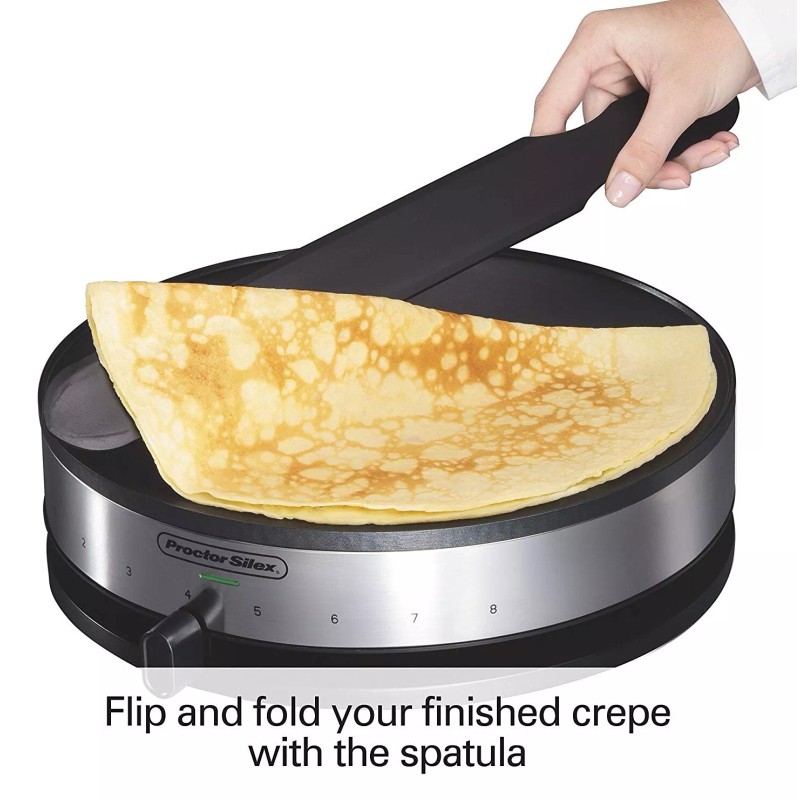 Professional Crepe Maker Machine Electric Frying Pan Griddle Pancakes Commercial