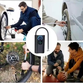 Portable Air Compressor for Car, Motorcycle, Bicycle Tires, Balls,