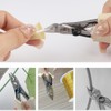 GlamorDove Hair Extension Pliers with Silicone Handle Anti-slip Keratin Bond