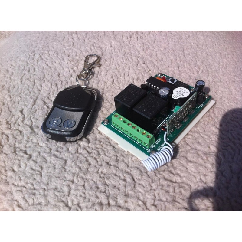 endlessparts RF Wireless Electric Garage Gate Door Remote 2 Channel